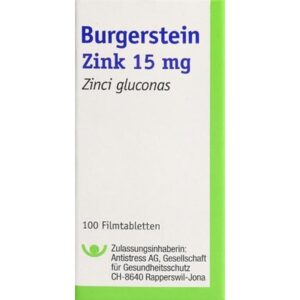 Burgerstein Zink<br>15 mg