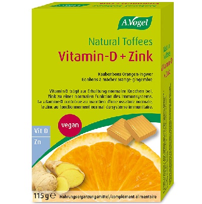A.Vogel Natural Toffees<br>Vitamin-D + Zink