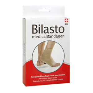 Bilasto Fussgelenkbandage<br> Ferse geschlossen beige