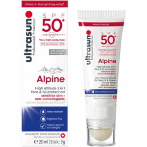 Ultrasun Alpine UV 50+ Combi Cream & Stick