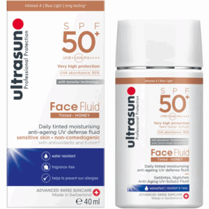 Ultrasun Face Fluid UV 50+ <br> Tinted Honey 40 ml