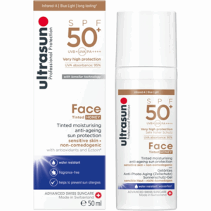 Ultrasun Face UV 50+ <br> Tinted Honey 50 ml