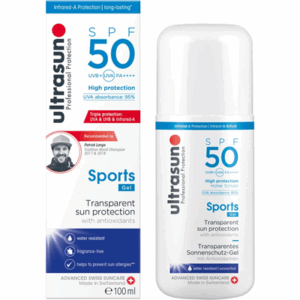 Ultrasun Sports Gel <br> UV 50 - 100 ml
