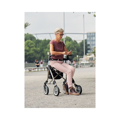 Elan Rollator Plus Anthrazit/Dunkelrot – Bild 4