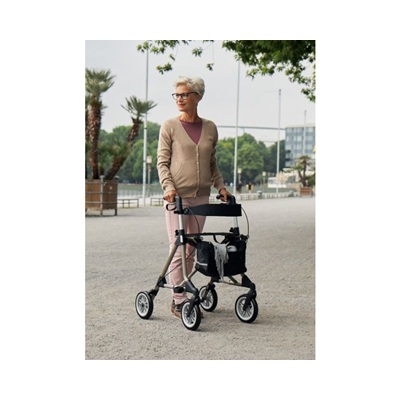 Elan Rollator Plus Anthrazit/Dunkelrot – Bild 3